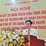 Phó Chủ tịch Thường trực UBND tỉnh Vũ Việt Văn phát biểu tại Hội nghị