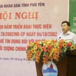 Chủ tịch UBND tỉnh Phú Yên Trần Hữu Thế phát biểu tại Hội nghị