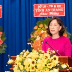 Phó Chủ tịch UBND tỉnh An Giang Nguyễn Thị Minh Thúy phát biểu chỉ đạo Hội nghị