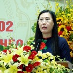 Bí thư Tỉnh uỷ Quảng Ngãi Bùi Thị Quỳnh Vân phát biểu tại Hội nghị