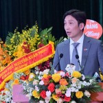 Điều phối viên quốc gia về lĩnh vực tài chính của WB Ketut Kusuma tại Việt Nam tham luận tại Hội nghị tổng kết Chiến lược phát triển NHCSXH giai đoạn 2011 - 2020 và đón nhận danh hiệu “Anh hùng Lao động” thời kỳ đổi mới