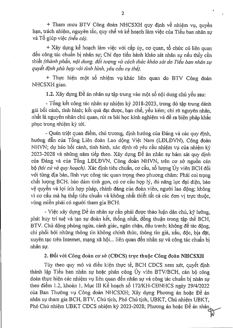 2 - 364.HD.CDNHCS - 26.7.2022 - Ve cong tac Nhan su Dai hoi CD NHCS 23-28 (Da ky)_page-0002