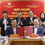 Chi nhánh NHCSXH tỉnh Bắc Giang và Ủy ban MTTQ tỉnh Bắc Giang ký kết Kế hoạch triển khai thực hiện Chương trình phối hợp số 10