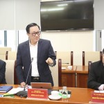Tổng Giám đốc Dương Quyết Thắng phát biểu tại buổi làm việc với Tổ công tác