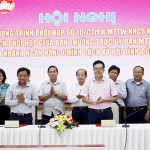 Chi nhánh NHCSXH tỉnh Đồng Tháp và UBMTTQ tỉnh ký kết chương trình phối hợp