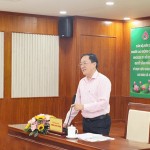 Tổng Giám đốc NHCSXH Dương Quyết Thắng phát biểu chỉ đạo tại Hội nghị đánh giá kết quả thực hiện công tác CCNCCLHĐ, CLTD