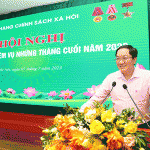 Tổng Giám đốc NHCSXH Dương Quyết Thắng phát biểu chỉ đạo tại Hội nghị