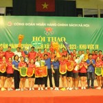 Niềm vui giành giải Nhất toàn đoàn của chi nhánh NHCSXH tỉnh Quảng Nam