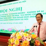 Tổng Giám đốc NHCSXH Dương Quyết Thắng phát biểu chỉ đạo Hội nghị