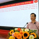 Trưởng Ban Tuyên giáo Đảng uỷ Khối DNTW Nguyễn Trung Hiếu chia sẻ về công tác tuyên giáo