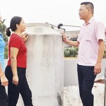 Hệ thống nước sạch của gia đình chị Hoàng Thị Liên ở thôn Mỹ Duệ, xã Tràng An, huyện Bình Lục