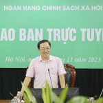 Tổng Giám đốc NHCSXH Dương Quyết Thắng phát biểu chỉ đạo