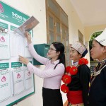 Các chủ trương, chính sách của Đảng Nhà nước về tín dụng chính sách được chi nhánh NHCSXH tỉnh Tuyên Quang niêm yết công khai tại Điểm giao dịch xã