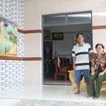 Ngôi nhà khang trang của vợ chồng chị Phạm Thị Oanh, ấp An Ninh B, xã An Thuận nhờ con gái cần mẫn lao động tại Nhật Bản
