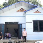 Gia đình bà Bàn Thị Thanh ở thôn Bản Chiêng, xã Đôn Phong, huyện Bạch Thông đã chuyển vào nhà mới
