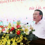 Phó Trưởng Ban Kinh tế Trung ương Nguyễn Hồng Sơn ghi nhận những kết quả của tỉnh Đắk Lắk đạt được trong thực hiện công tác tín dụng chính sách