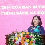 Phó Bí thư Thường trực Thành ủy Nguyễn Thị Tuyến phát biểu tại Hội nghị