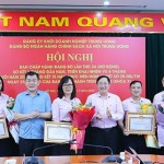 Nhiệm kỳ qua nhiều phong trào thi đua được Đảng uỷ Khối DNTW, Đảng uỷ NHCSXHTW phát động đã mang lại kết quả trong chi, đảng bộ và mỗi đảng viên (Trong ảnh: Các tổ chức Đảng và đảng viên nhận danh hiệu thi đua “Hoàn thành xuất sắc nhiệm vụ tiêu biểu 5 năm liền (2019 - 2023)