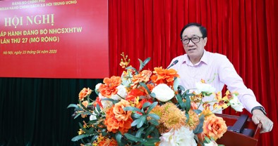 Hội nghị Ban chấp hành Đảng bộ NHCSXH TW lần thứ 27