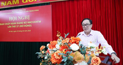 Hội nghị Ban chấp hành Đảng bộ NHCSXH TW lần thứ 27