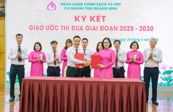 Ký giao ước thi đua giai đoạn 2025 - 2030