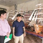 Nhờ nguồn vốn chính sách, anh Dương Quang Hương ở xã Nhân Trạch có cơ hội đầu tư phát triển mô hình chế tác tàu thuyền