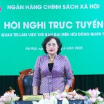 Thống đốc NHNN Nguyễn Thị Hồng - Chủ tịch HĐQT NHCSXH chủ trì hội nghị