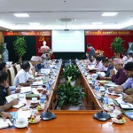 Quang cảnh buổi tiếp và làm việc