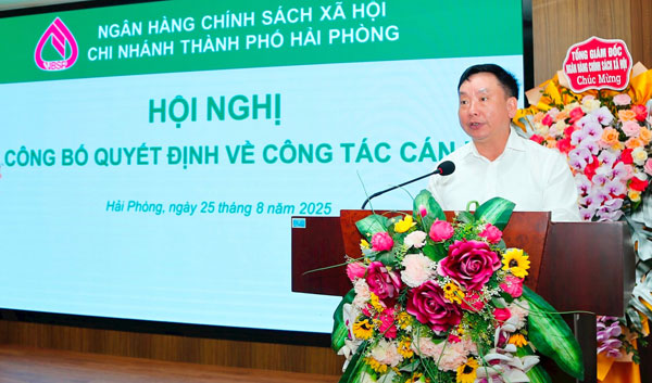 Phó Chủ tịch UBND thành phố Hải Phòng Trần Văn Quân phát biểu tại hội nghị Phó Chủ tịch UBND thành phố Hải Phòng Trần Văn Quân phát biểu tại hội nghị