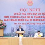 Thủ tướng Phạm Minh Chính phát biểu khai mạc Hội nghị sơ kết việc thực hiện chỉ tiêu phát triển nhà ở xã hội 7 tháng đầu năm 2025 và kế hoạch triển khai 5 tháng cuối năm 2025