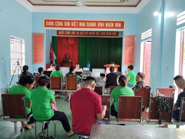 Các điểm giao dịch của chi nhánh NHCSXH tỉnh Thái Nguyên luôn hoạt động đều đặn, thông suốt sau sáp nhập