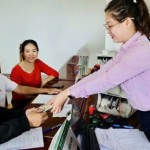 Các điểm giao dịch hoạt động ổn định. tích cực phục vụ nhân dân vay vốn sau sáp nhập