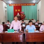 Đoàn công tác làm việc với UBND xã Đại Phước