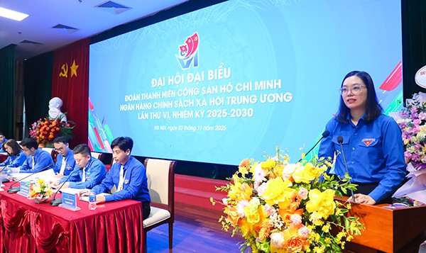 Đồng chí Đỗ Đức Hạnh, Chủ nhiệm Ủy ban Kiểm tra Đoàn Thanh niên Chính phủ phát biểu tại Đại hội Đồng chí Đỗ Đức Hạnh, Chủ nhiệm Ủy ban Kiểm tra Đoàn Thanh niên Chính phủ phát biểu tại Đại hội