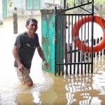 Một nhà dân ở TP Đà Nẵng bị ngập trong đợt mưa vừa qua