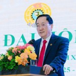 Tổng Giám đốc NHCSXH Dương Quyết Thắng phát biểu chỉ đạo Đại hội