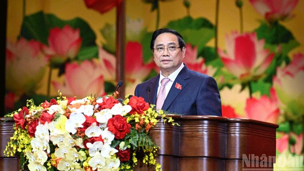 Thủ tướng Chính phủ Phạm Minh Chính phát biểu khai mạc Đại hội Thi đua yêu nước toàn quốc lần thứ XI