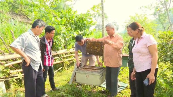 Cán bộ chi nhánh NHCSXH tỉnh Cao Bằng thường xuyên về cơ sở, tận tình hướng dẫn đồng bào dân tộc sử dụng vốn ưu đãi trong đầu tư sản xuất hiệu quả. Cán bộ chi nhánh NHCSXH tỉnh Cao Bằng thường xuyên về cơ sở, tận tình hướng dẫn đồng bào dân tộc sử dụng vốn ưu đãi trong đầu tư sản xuất hiệu quả.