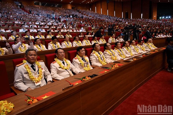 Các đại biểu được vinh danh tại Đại hội