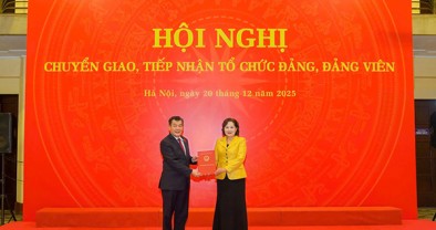 Bàn giao, tiếp nhận đảng bộ các ngân hàng, tổ chức thuộc Đảng bộ Chính phủ về Đảng bộ NHNN