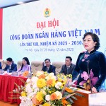 Thống đốc NHNN Nguyễn Thị Hồng phát biểu chỉ đạo tại Đại hội