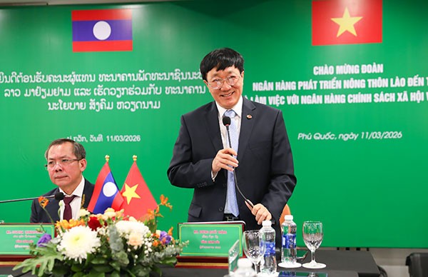 Tổng Gi&aacute;m đốc VBSP Dương Quyết Thắng chia sẻ về qu&aacute; tr&igrave;nh lịch sử h&igrave;nh th&agrave;nh VBSP