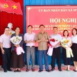 Lễ công bố Quyết định thành lập Ban đại diện HĐQT NHCSXH xã M’Drắk