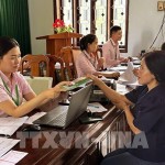 NHCSXH tỉnh Quảng Trị giải ngân vốn vay ưu đãi cho hộ dân tại Điểm giao dịch