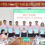 Các tập thể, cá nhân có thành tích xuất sắc trong triển khai, thực hiện nhiệm vụ Quý I/2026 được khen thưởng