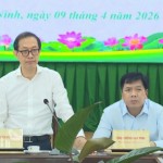 Phó Vụ trưởng Vụ Các định chế tài chính Nguyễn Việt Hưng đánh giá cao kết quả thực hiện tín dụng chính sách theo Nghị định số 78/2002/NĐ-CP của địa phương