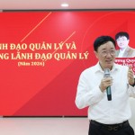 Tiến sĩ Dương Quyết Thắng - Tổng Giám đốc NHCSXH chia sẻ chuyên đề về “Lãnh đạo quản lý và kỹ năng lãnh đạo quản lý”