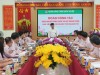 Đoàn công tác NHCSXH Trung ương làm việc với chi nhánh NHCSXH tỉnh Quảng Trị