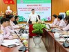 Đoàn công tác của NHCSXH Trung ương làm việc với chi nhánh NHCSXH tỉnh An Giang