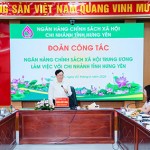 Tổng Giám đốc chủ trì buổi làm việc